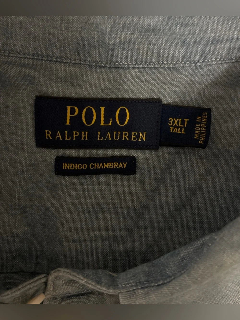 Polo by Ralph Lauren Short-Sleeve Button-Up Shirt - Indigo Chambray